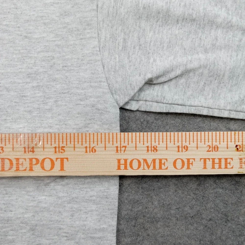 Vintage Chicago Shirt Youth 14-16‎ Gray Fruit Of The Loom Baseball Tee 90s